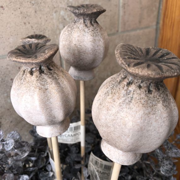 Mohn aus Keramik