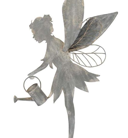 Elfe mit Gießkanne aus Metall