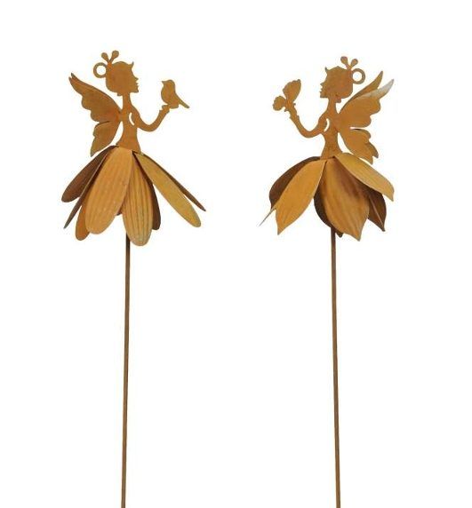 Gartenstecker Fee rost