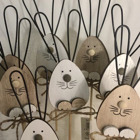 Hasenstecker aus Holz