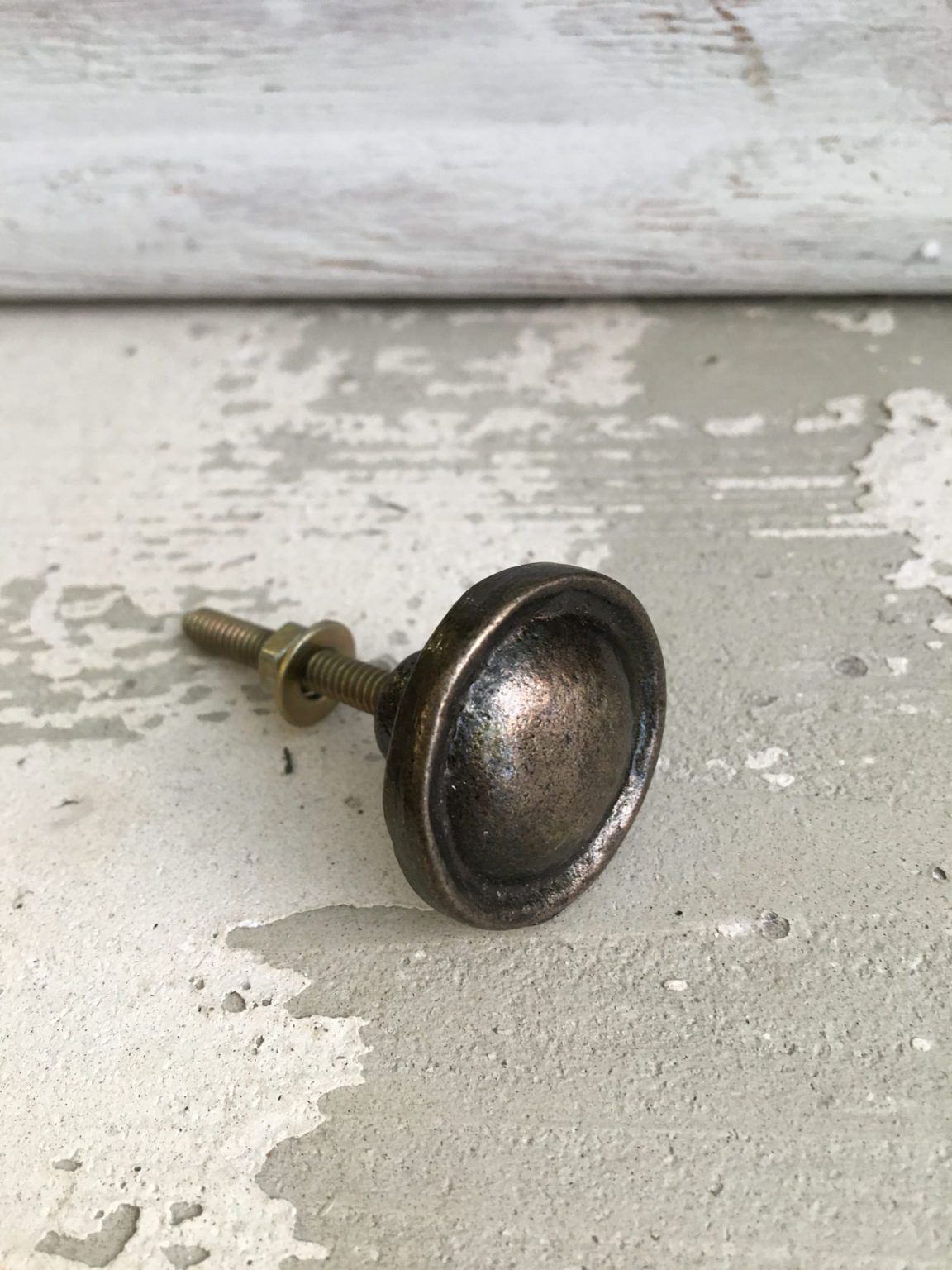 Schrankgriff, Schubladengriff aus Metall im Shabby Chic Stil - winkel