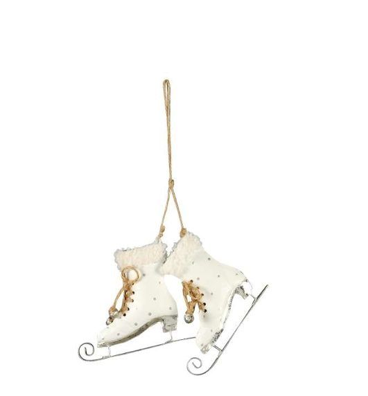 Dekohänger Metall Schlittschuhe