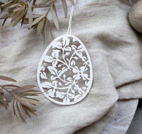 Osterei Scherenschnitt