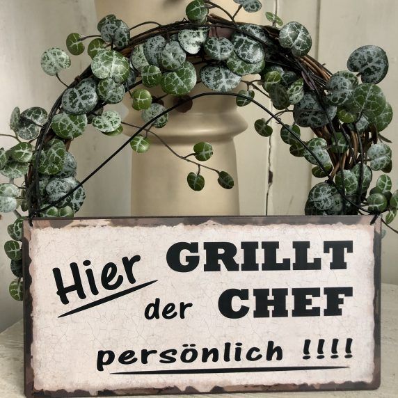 Schild zum hängen