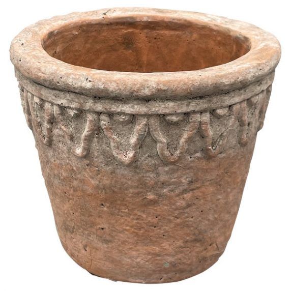 Blumenübertopf aus Ton