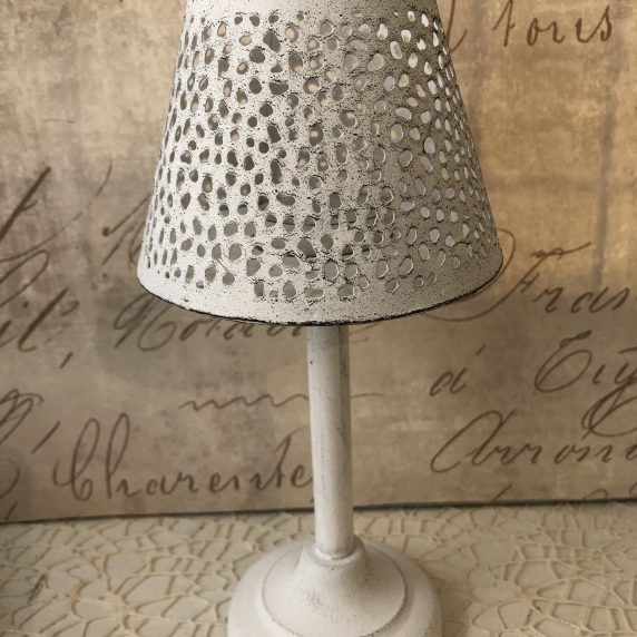 Teelicht Halter weiß Lampe