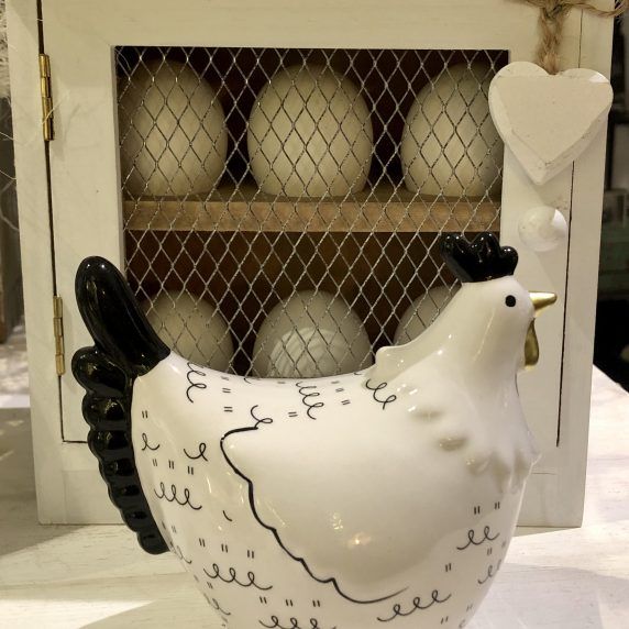 Huhn xoxo aus Keramik