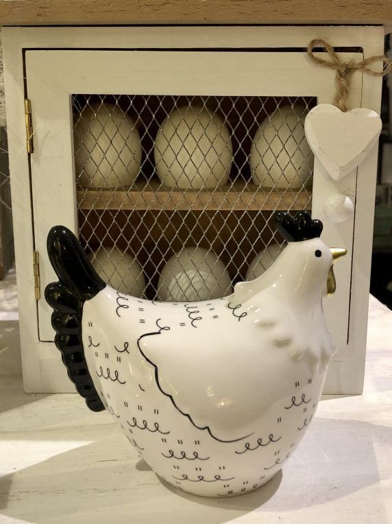 Huhn xoxo aus Keramik