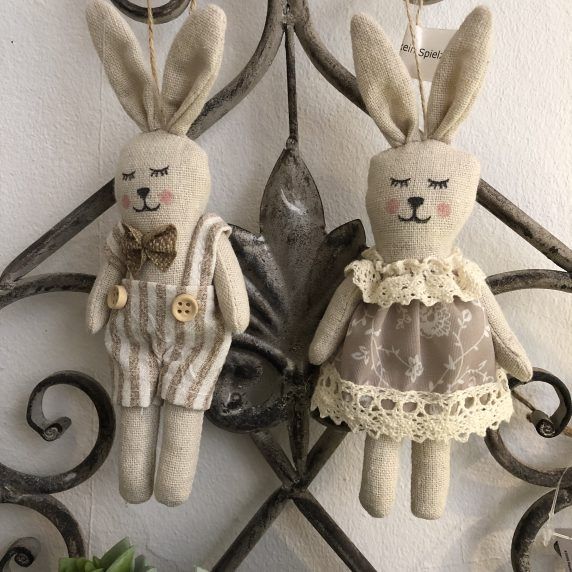 Hasen Paar aus Stoff