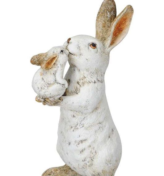 Hasenfigur aus Polyresin