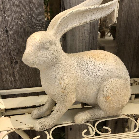 Hasen Figur aus Polyresin