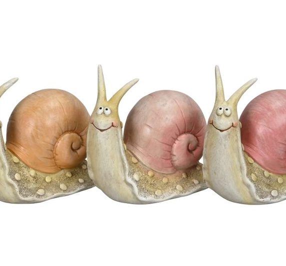 Schnecke aus Polyresin