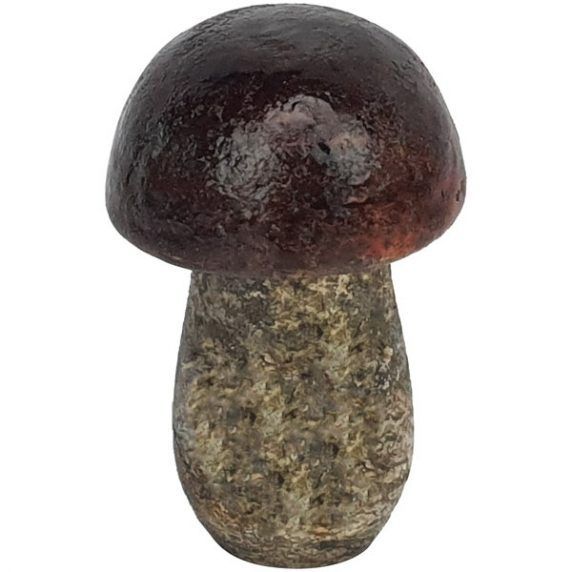 Pilz aus Glas braun